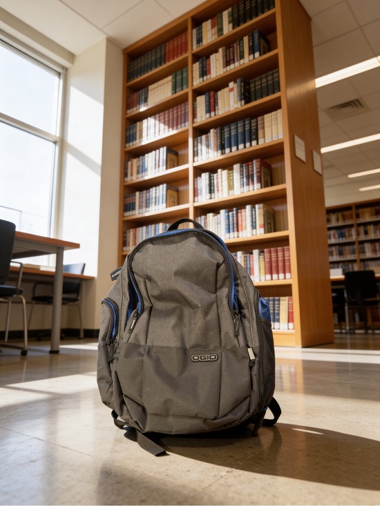 OGIO Other - OGIO  Gray & Black Backpack with Blue Trim and Multiple Pockets